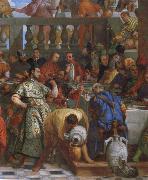Paolo  Veronese The wedding to canons France oil painting artist
